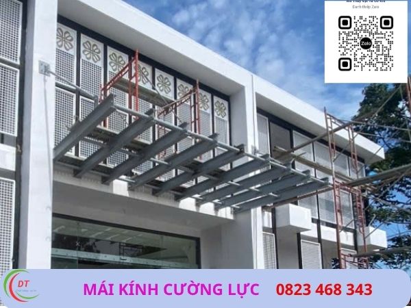 mái kính cường lực